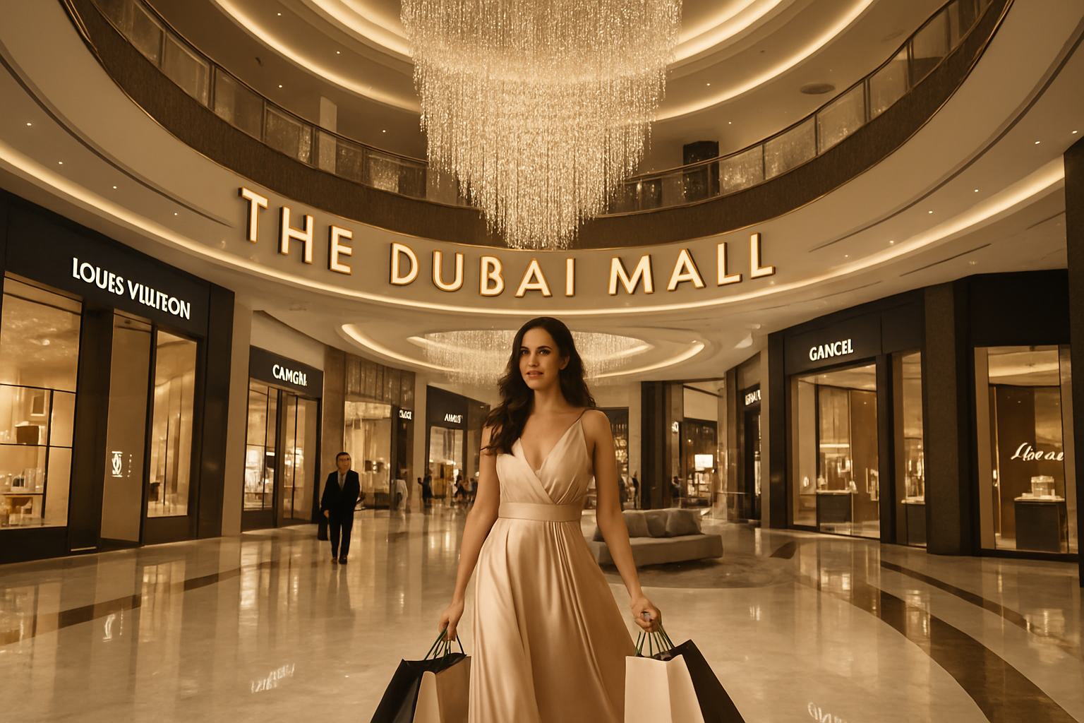 Luxurious shopping experience at Dubai Mall